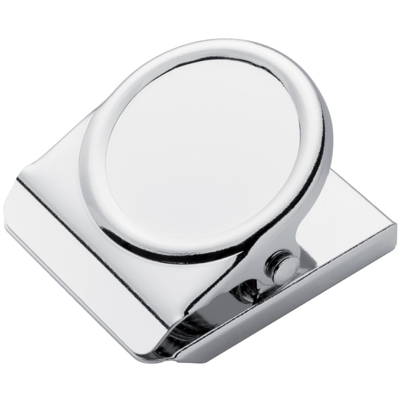WESTCOTT magnetische clips, 38×45 mm, zilver/chroom, 3 stuks